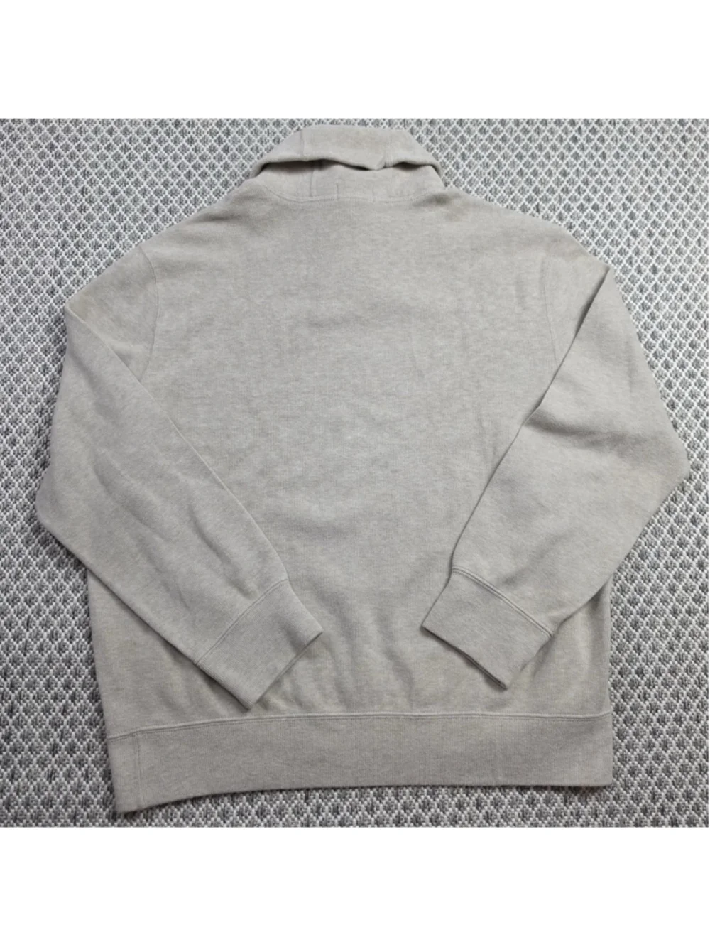 Polo Ralph Lauren Mens XL Shawl Collar Sweater NWT 100% Cotton Tan Pullover